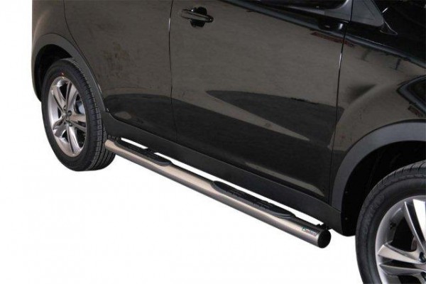 Sidebars with steps 76mm SsangYong Korando '11-'19