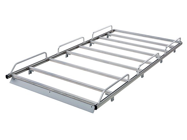 Roof Rack Aluminium Open zijkant VW Transporter '16 L2H1 achterklep