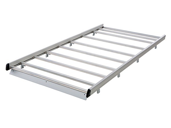 Roof Rack Aluminium Dichte zijkant Renault Express Van '21 L1H1 achterdeuren