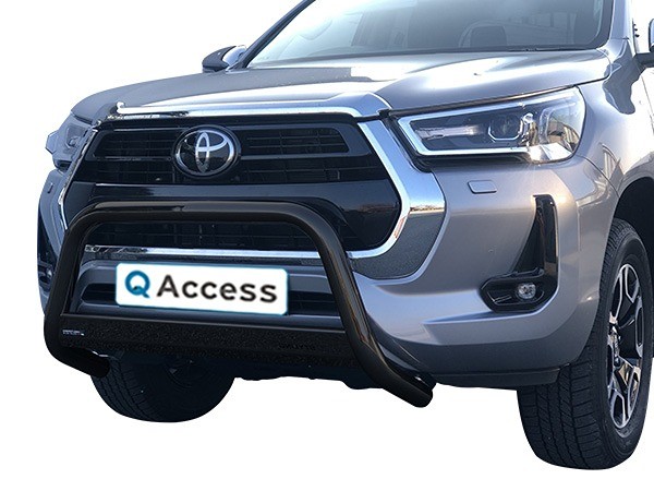 Pushbar met crossbar zwart 63mm Toyota Hilux '21