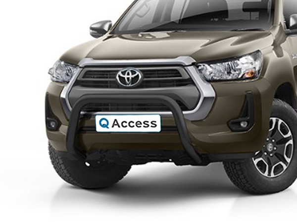 Pushbar zwart 70mm Toyota Hilux '21