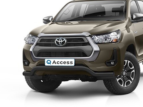 Pare-buffle pare-chocs noir Toyota Hilux '21