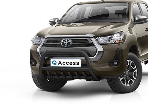 Pushbar with axle bars black 70mm Toyota Hilux '21