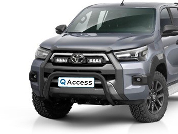 Pushbar zwart 70mm Toyota Hilux Invincible '21