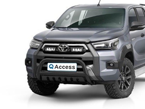 Pushbar with skidplate black 70mm Toyota Hilux Invincible '21