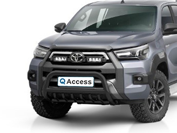 Pushbar with axle bars black 70mm Toyota Hilux Invincible '21