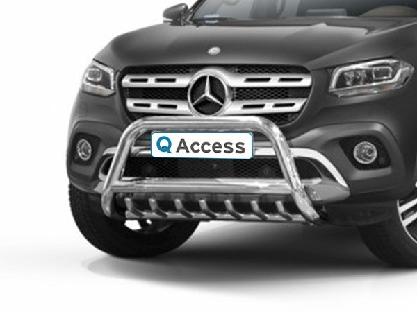 Pushbar met axle bars 70mm Mercedes-Benz X-Class '17