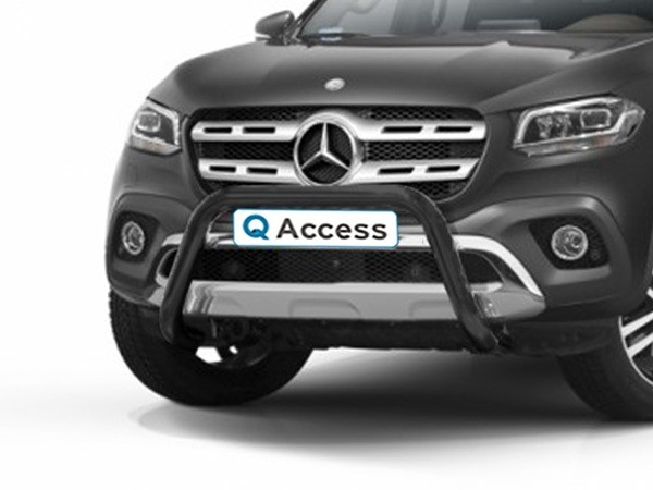 Pare-buffle noir 70mm Mercedes-Benz X-Class '17