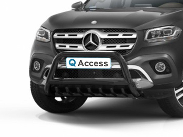 Pushbar with axle bars black 70mm Mercedes-Benz X-Class '17