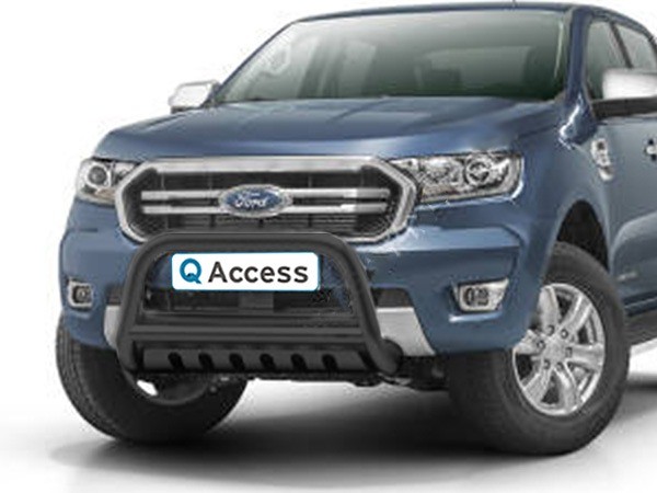 Pushbar met skidplate zwart 70mm Ford Ranger '19