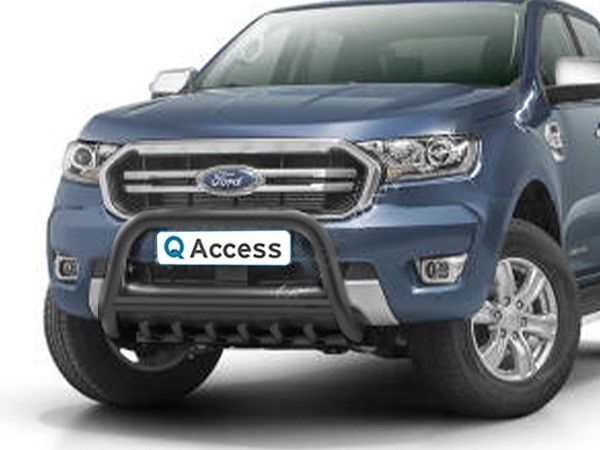 Pushbar with axle bars black 70mm Ford Ranger '19