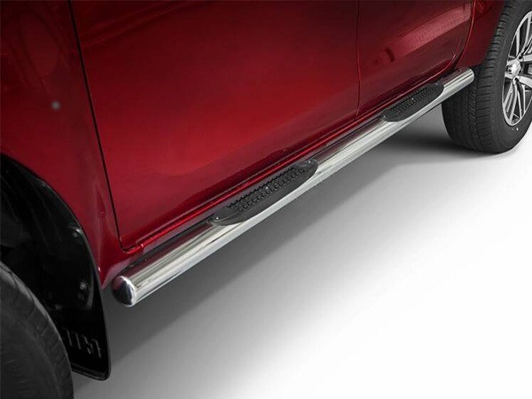 Sidebars met steps zwart 70mm Toyota Hilux '16