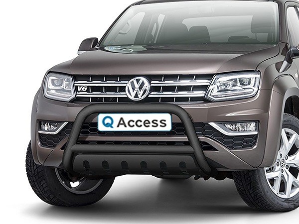 Pushbar met skidplate zwart VW Amarok '16