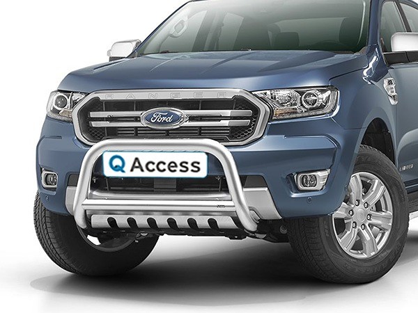 Pare-buffle avec plaque de protection 70mm Ford Ranger '19