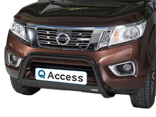 Pushbar met crossbar zwart 63mm Nissan NP300 '16