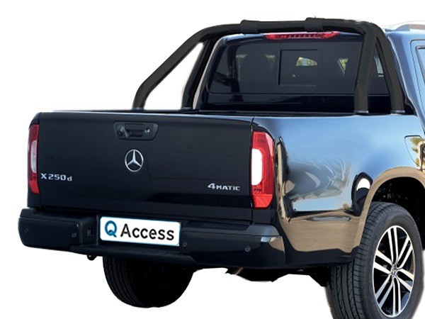 Roll bar design noir 76mm Mercedes X-Class '17