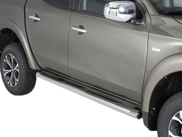 Sidebars with steps 76mm Fiat Fullback DC '16