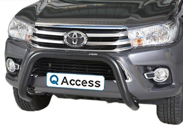 Pushbar zwart 76mm Toyota Hilux '16