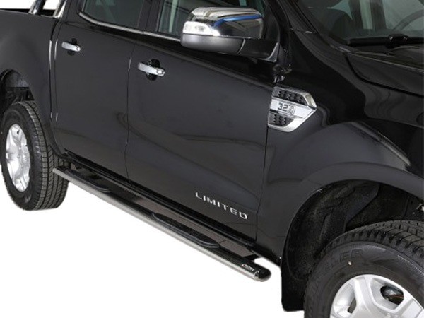 Sidebars ovales avec marches Ford Ranger DC '12