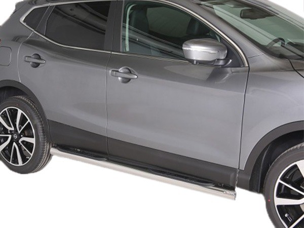 Sidebars with steps 76mm Nissan Qashqai '14-'16