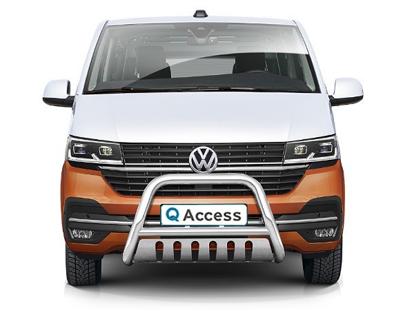 Pare-buffle avec plaque de protection 70mm VW Transporter T6.1 2019-