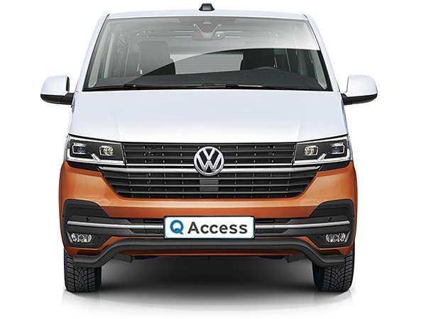 Pushbar spoiler black 70mm VW Transporter T6.1 2019-