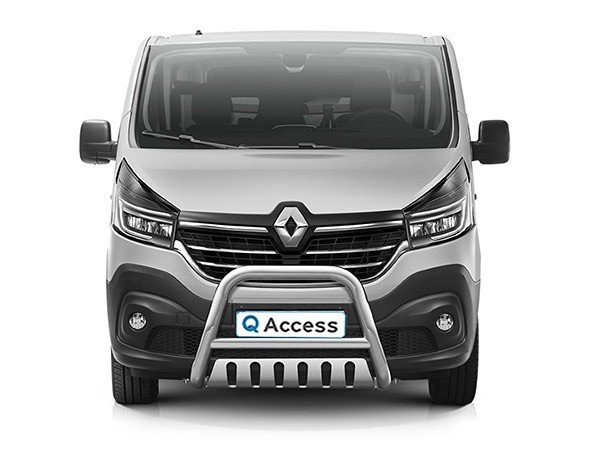 Pare-buffle avec plaque de protection 70mm Renault Trafic 2019-