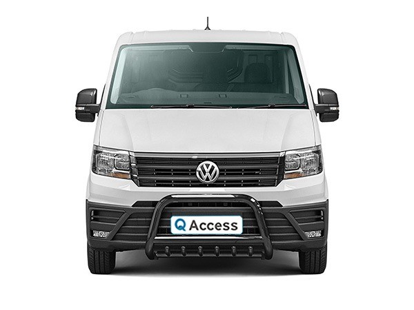 Pushbar with axle bars black 70mm VW Crafter/MAN TGE 2017+