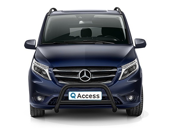 Pare-buffle avec crossbar noir 70mm Mercedes-Benz Vito 2020-