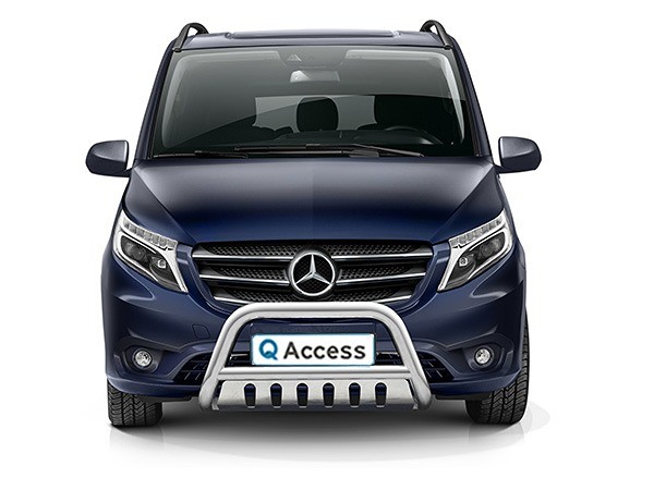 Pare-buffle avec plaque de protection 70mm Mercedes-Benz Vito 2020-