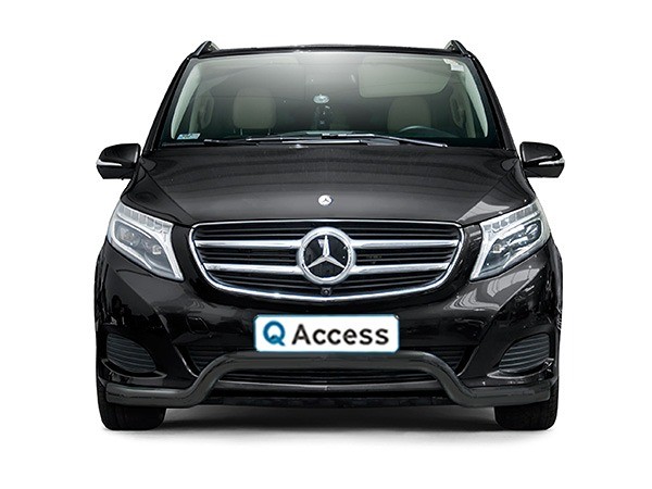 Pare-buffle pare-chocs noir 70mm Mercedes-Benz V-Class 2014-2019