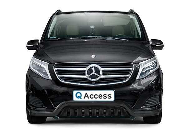 Pushbar spoiler with skidplate black 70mm Mercedes-Benz V-Class 2014-2019