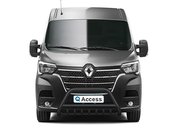 Pushbar with axle bars black 70mm Renault Master 2019+