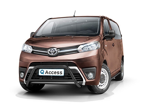 Pare-buffle avec crossbar noir 60mm Toyota Proace Verso 2016+