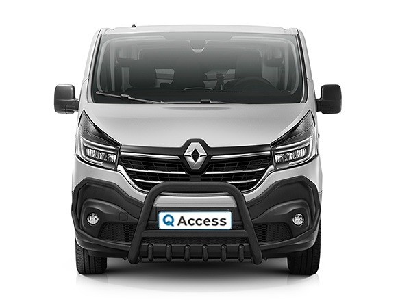 Pare-buffle avec axle bars noir 70mm Renault Trafic 2019+