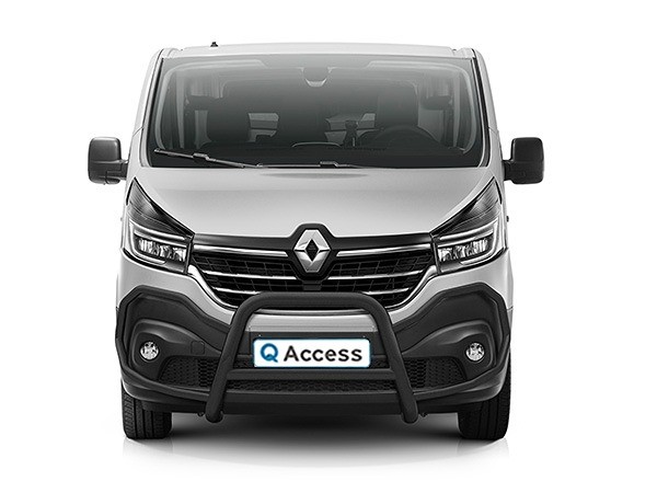 Pare-buffle avec crossbar noir 70mm Renault Trafic 2019+