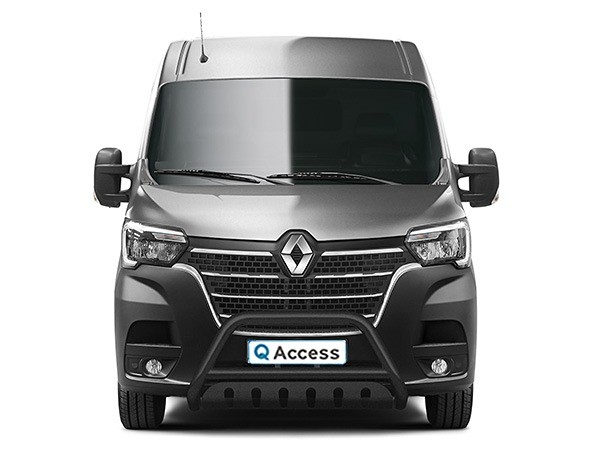 Pushbar with skidplate black 70mm Renault Master 2019+