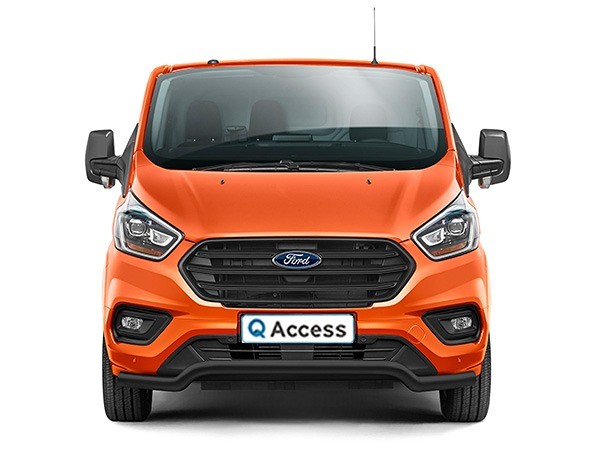 Pushbar zwart 70mm Ford Transit Custom 2018+