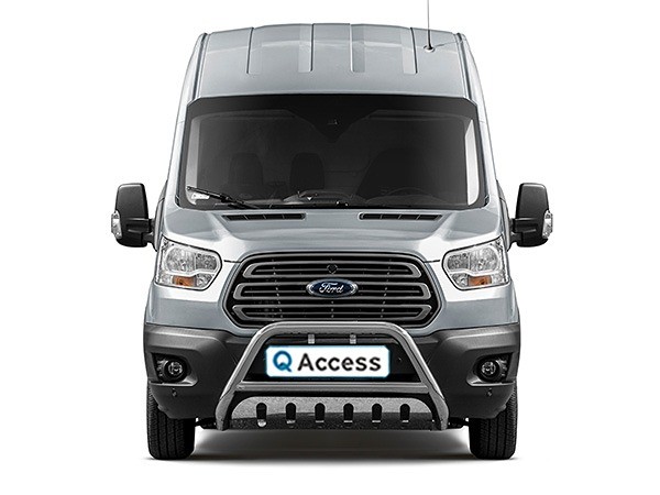 Pare-buffle avec plaque de protection 70mm Ford Transit 2014- 2019-