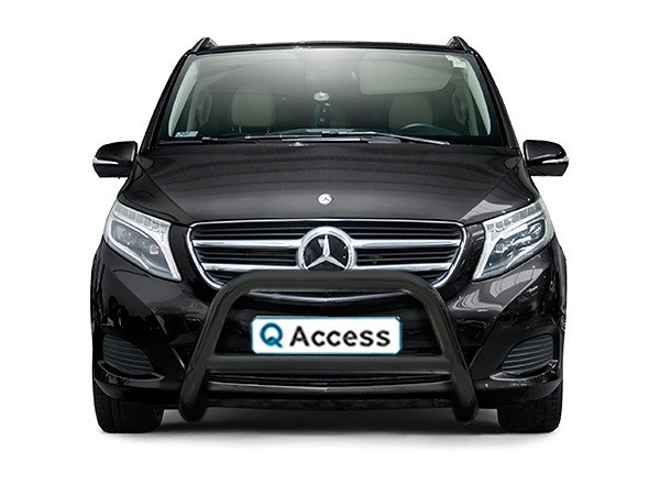 Pare-buffle avec crossbar noir 70mm Mercedes-Benz V-Class 2014-2019