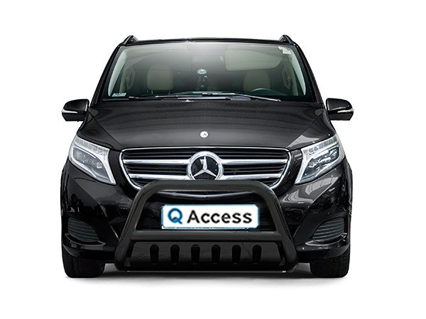 Pushbar with skidplate black 70mm Mercedes-Benz V-Class 2014-2019