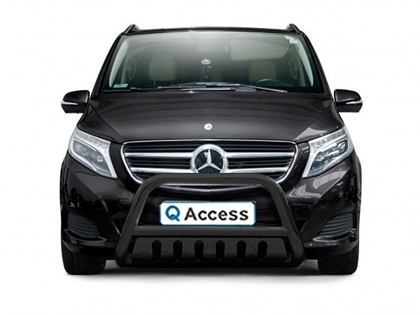 Pushbar with axle bars black 70mm Mercedes-Benz V-Class 2014-2019