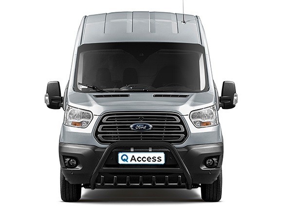 Pushbar with axle bars black 70mm Ford Transit 2014+/2019+