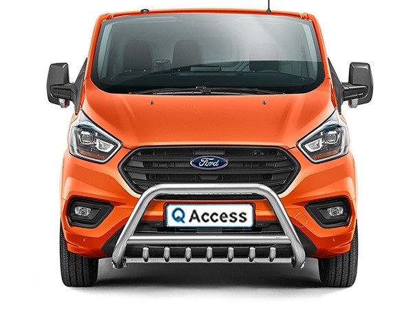 Pare-buffle avec axle bars 70mm Ford Transit Custom 2018+