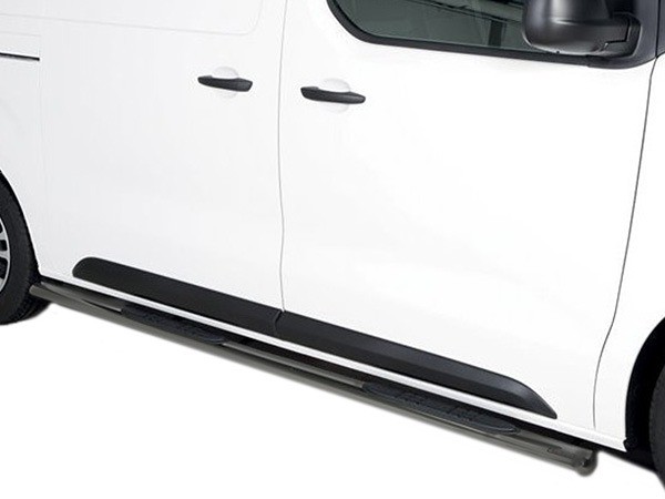 Sidebars oval with steps black Opel Vivaro '19 L3
