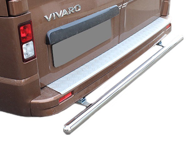 Rear protection polished Vivaro -2019, Trafic 2001+, Talento 2016+