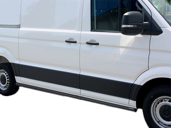 Sidebars zwart 63mm VW Crafter/MAN TGE '17