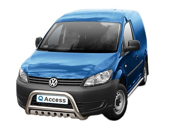 Pare-buffle avec plaque de protection VW Caddy '10-'20