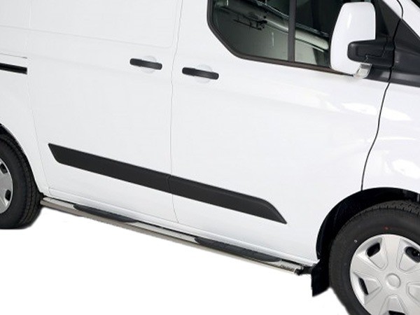 Sidebars ovaal met steps Ford Transit Custom '13-'17 L1