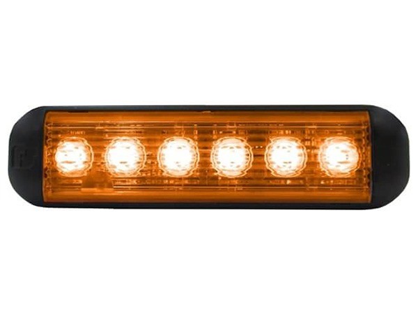 Nanoled - 6 hoge intensiteit LEDs - oranje